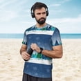 thumbnail image 4 of Wukai Christmas Trees Print Men's Short-Sleeved Mesh T-Shirt,Quick-Dry Short Sleeve Workout T-Shirt-XX-Large, 4 of 8