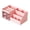 Pink, variant on Cartoon Plastic Drawer Cosmetic Storage Box Desktop Jewelry Lipstick Organizer Student Stationery Holder