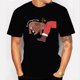 thumbnail image 1 of Camisetas con estampado navideño de Moo Deng para hombre, camiseta informal transpirable, camiseta de manga corta para mujeres y hombres, camisetas gráficas navideñas, 1 of 5