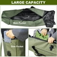 thumbnail image 3 of Fishing Rod Bag Pole Holder, Portable Fishing Rod Case Carrier Canvas Pole Storage Bag Travel Carry Case Waterproof Fishing Tackle Gear Organizer, 3 of 7