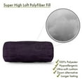thumbnail image 5 of Majestic Home Goods Bolster Pillow Villa Aubergine, 5 of 5