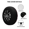 thumbnail image 2 of Susaid Piggy Sunflower Print Tire Covers,Waterproof Anti-UV Snow Sun Rain Tire Covers for RV,Truck, SUV, Trailer, Camper-17 inch, 2 of 6