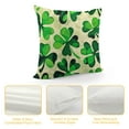 thumbnail image 4 of Nawypu  St Patrick's Day Lucky Clover Throw Pillow Covers,  Green Luck Decoration for Sofa Couch, 4 of 5