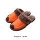thumbnail image 5 of Minnieouse Zapatillas de casa, suministros de invierno, zapatos cálidos, accesorios impermeables para el hogar, calentador para hombre, mujer, Calzado Naranja 27 (39-40), 5 of 6
