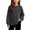 Dark Gray, variant on Grblisyd Girls Crewneck Sweatshirts Kids Fashion Loose Drop Shoulder Pullover Basic Long Sleeve Fall Winter Clothes