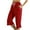 Red, variant on Vividxx Pants For Women Female Fashion Solid Color Comfortable Casual Mid Waist Sport Pants Beach Clothes