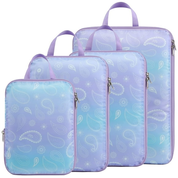 Cubos de compresión Cambond para equipaje de viaje, paquete de 4 unidades, azul