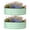 Round 4*4*1ft Olive Green 2 Pieces, variant on Kojooin 8x2x1.5ft Large Outdoor Planter Boxes Kit, Galvanized Steel Raised Garden Bed with Open-Ended Base Design, Elevated Planter for Outdoor Plants, Durable Raised Bed for Gardening Green
