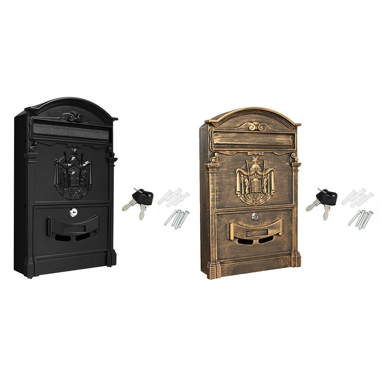 Retro Wooden Post Box Exquisite Mailbox Outdoor Rainproof Suggestion Box  Creative Letter Box For Home Office Supplies - AliExpress