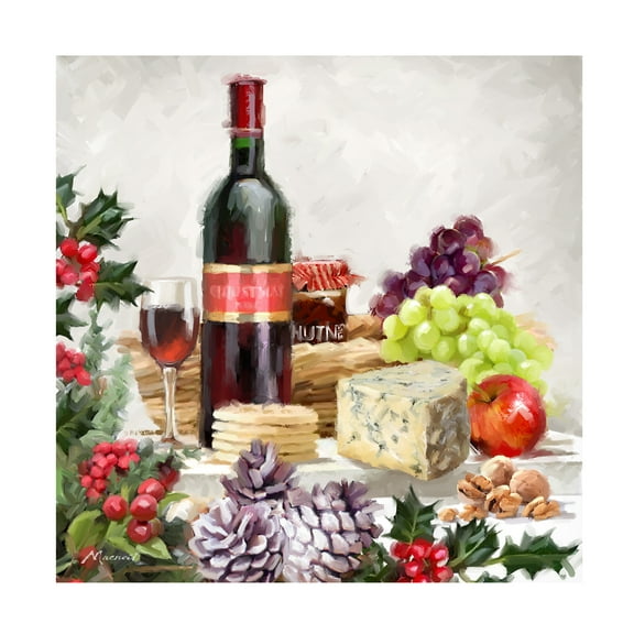 The Macneil Studio 'Xmas Food' Canvas Art