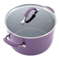 thumbnail image 5 of Rachael Ray Cucina Hard Enamel Nonstick Cookware and Measuring Cup Set, 18-Piece, Lavender, 5 of 13