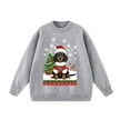 thumbnail image 6 of Byworldtasic Christmas Sweater Funny Knit Sweater for Women, Long Sleeve Crewneck Loose Casual Pullover Sweater, 6 of 6