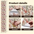 thumbnail image 5 of Peel and Stick Wallpaper Vintage Botanical Flower Butterfly Soft Pastel Tulips Wall Mural 17.7in x 9.8ft Self Adhesive Removable Wall Paper Renter Friendly Wallpaper for Nursery Bedroom Cabinets, 5 of 8
