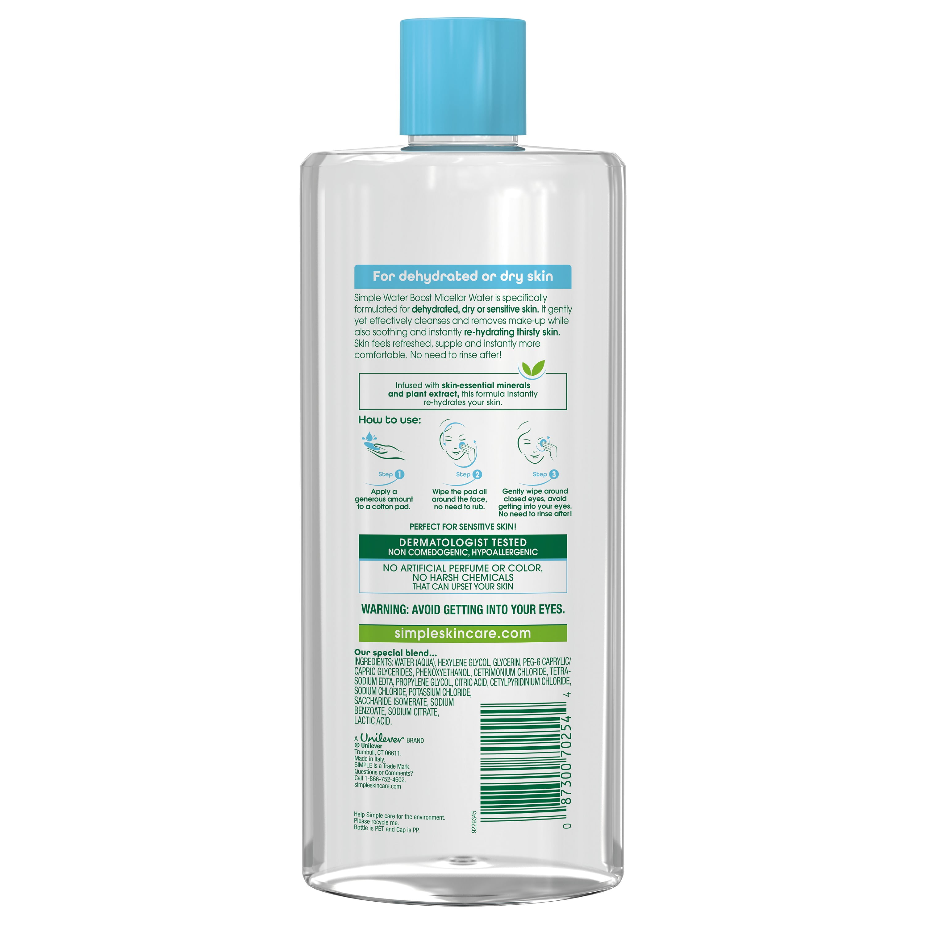 Simple molecular on sale water cleanser
