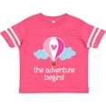 thumbnail image 3 of Inktastic The Adventure Begins Hot Air Balloon Girls Girls Toddler T-Shirt, 3 of 5