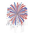 thumbnail image 5 of American Flag Printed Tee Shirts for Womens Summer Round Neck Tops 3/4 Length Sleeve T Shirts Slim Fitted Tunic Blouses Pullover Sweater Blouses Dressy CaUSAl Tunics Going Out Clothes, 5 of 5