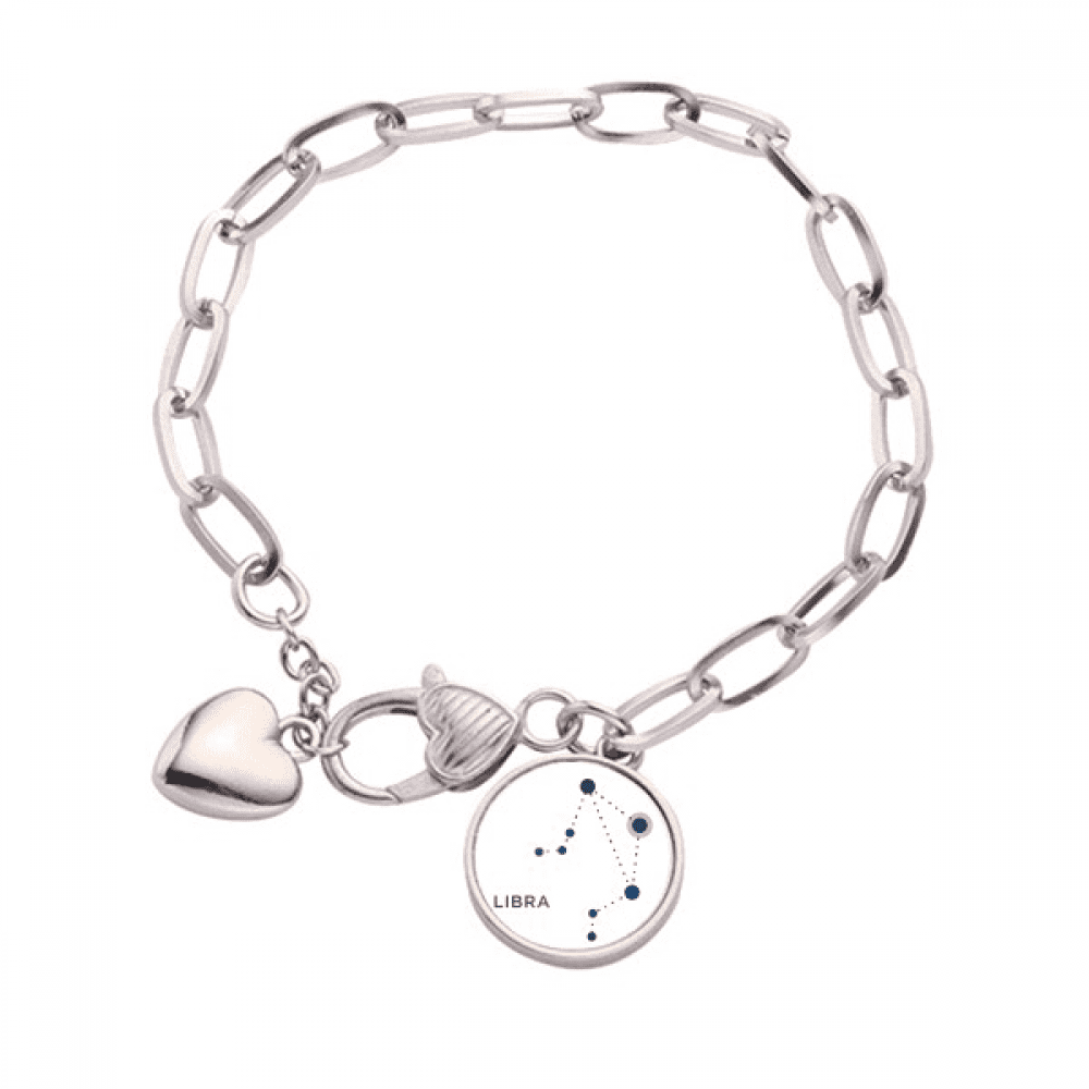 Dumortierite Bracelet With Libra Charm - FreshPickedJewels.com