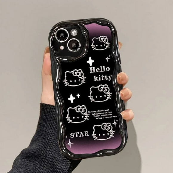Cartoon Hello Kitty Dark TPU Soft Phone Case pour OPPO Reno 10 5 Lite 5Z 4 Z 6lite 7Z 7 8 8Z 8 PRO 8T Trouver X3 Lite X5 PRO X6