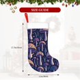 thumbnail image 4 of Yiaed Floral Hippie Mushrooms Print Christmas Stockings, Christmas Stockings Hanging Ornaments, Christmas Stockings for Family Christmas Holiday Decorations, 4 of 7