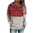 thumbnail image 1 of Sudadera con capucha para mujer con estampado de manga larga informal suelta para Navidad Fridja  fksj3675, 1 of 4