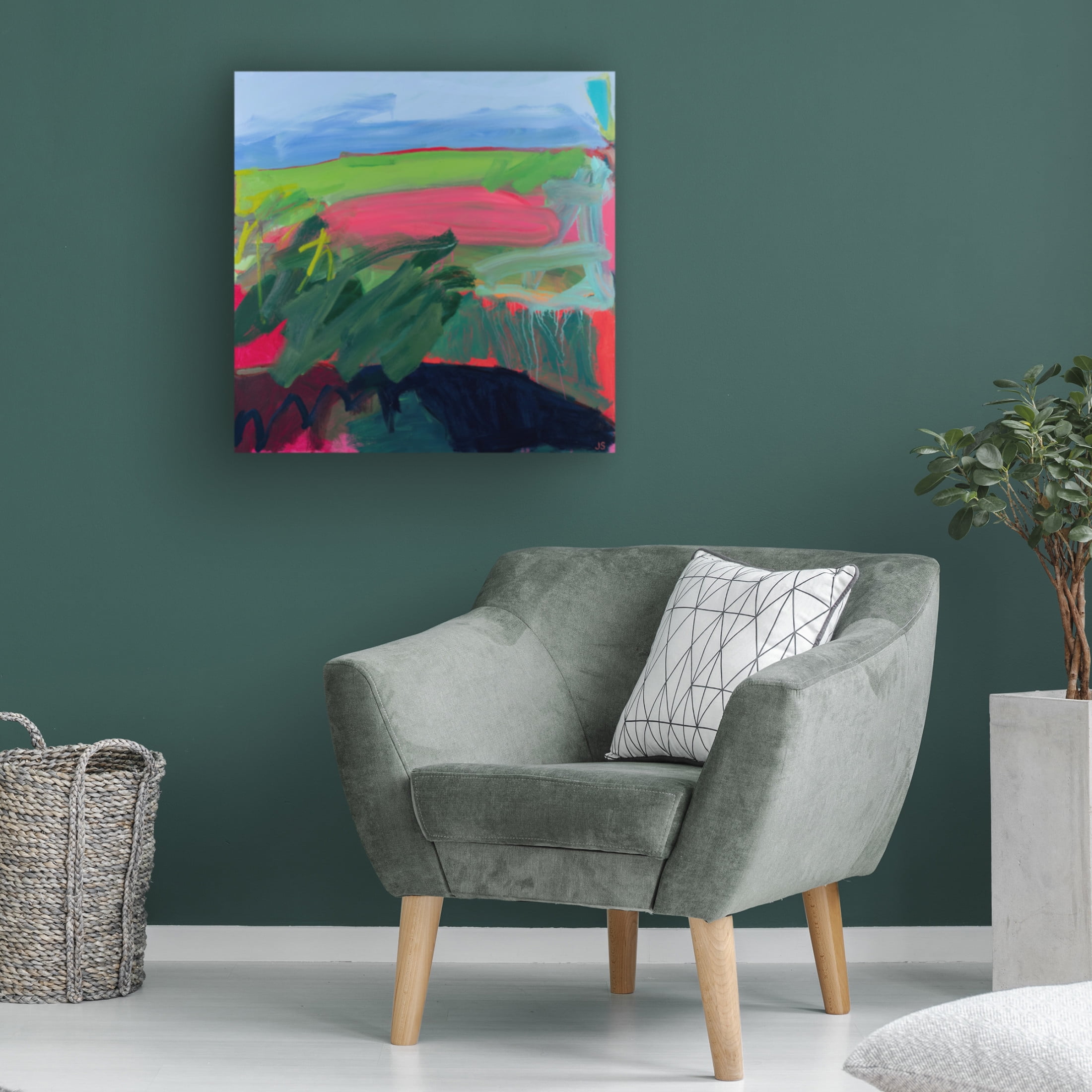 Canvas Wall Art - Jessica Singerman 'Maker of All Things' Wall Art for Living Room, Bedroom, or Office Décor by Trademark Fine Art - 35 x 35 Inches
