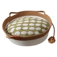 thumbnail image 4 of Cesta de cama de gato Pequeño nido para dormir con cojín suave con pelota de juego todas Accesorios para mascotas Caminador de mascotas , Marrón, M, 4 of 8