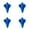 Blue, variant on Gytml Bottle Transfer Connector Funnel 4 Pack Universal Funnel Adapter Household Liquid Pouring Tool For Bottle Container Transfer(White-4PCS)
