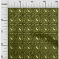 thumbnail image 1 of oneOone Cotton Silk Fabric Leaves & Paisley Block Print Fabric BTY 42 Inch Wide, 1 of 4