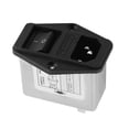 thumbnail image 3 of Solder Lug Terminals IEC 320 C14 Filter + Boat Switch + Fuse Holder, 3 of 10