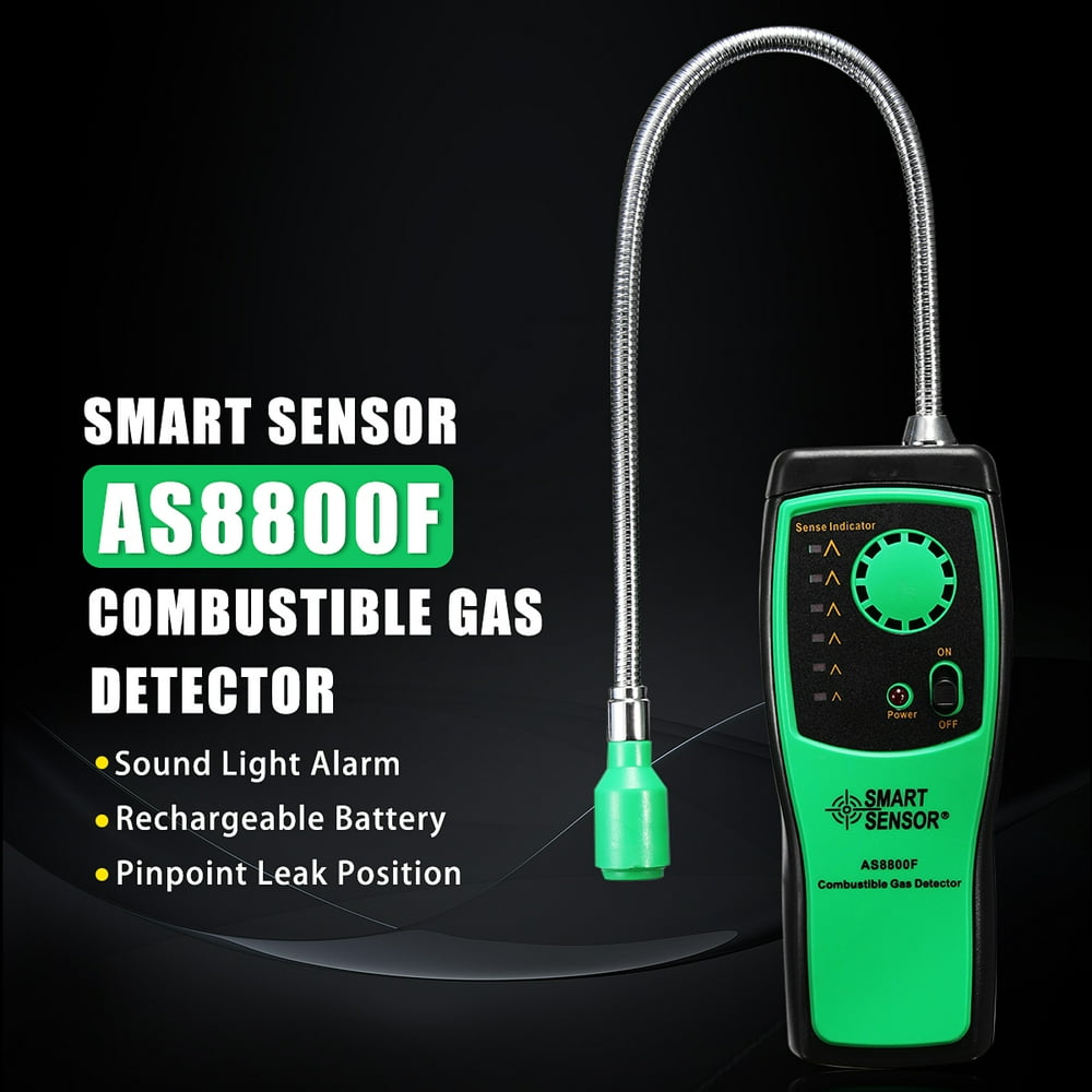 SMART SENSOR Combustible Natural Gas Leak Detector Methane ...