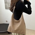 thumbnail image 4 of DGMIOCS Woven Tote Bag for Women with Purse, Fashion Shoulder Hobo Underarm Bags, Large Woven Handmade Work Commuter Day Bags Khaki, 4 of 4