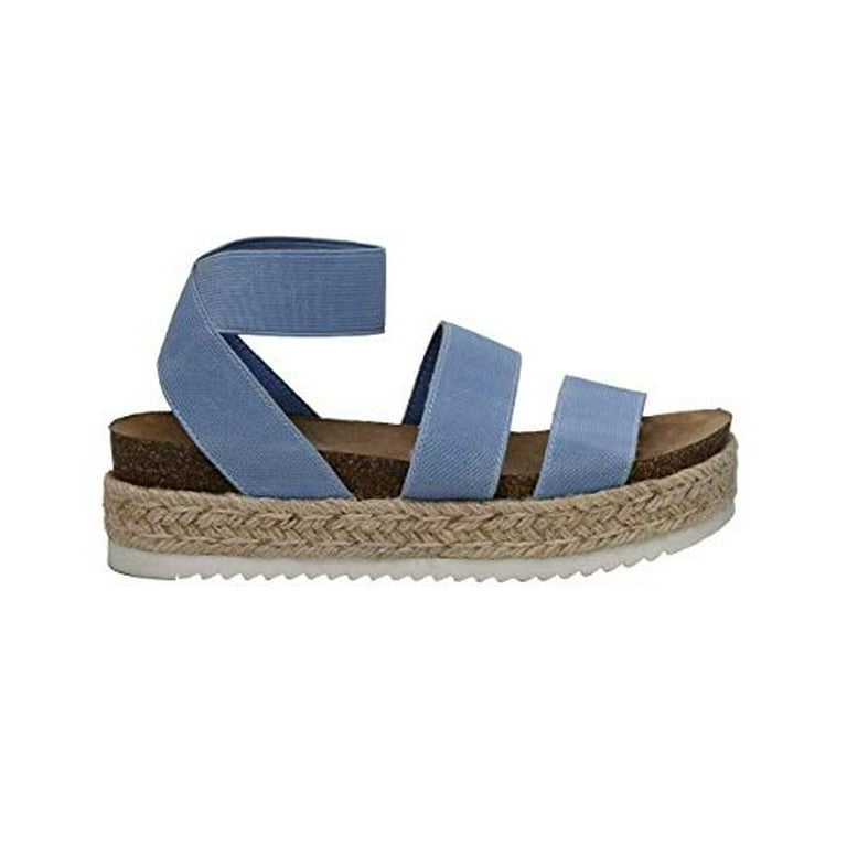 CUSHIONAIRE Women s Mandy Cork Espadrille Wedge Sandal Wide Widths Available Walmart