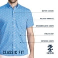 thumbnail image 4 of Men's IZOD Sunshield Performance Button Front Shirt Color: Wasabi Palm Size: M, 4 of 4