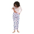 thumbnail image 4 of Kolipajam Women's Cotton Flannel Pajama Set Cozy Drawstring Waist Winter PJs for Women M, 4 of 5