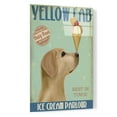 thumbnail image 2 of Epic Art 'Yellow Labrador Ice Cream' by Fab Funky, Acrylic Glass Wall Art, 16"x24", 2 of 3