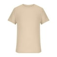 thumbnail image 3 of JUNWELL T-Shirts pour Hommes Grande Taille Manches Courtes T-Shirts Col Rond Classiques Été Hauts pour Hommes, 3 of 5