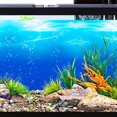 thumbnail image 2 of Aquarium Background, 12 x 21Inch Double Sided Fish Tank Background Aquarium Decorations Poster Paper Cling Decals Wallpaper Sticker Terrarium Background (Type 1), 2 of 5