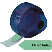 Arrow Message Page Flags in Dispenser "Please Initial", Mint, 120/Dispenser