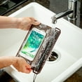 thumbnail image 5 of Nite Ize Runoff Travel Pouch with TRU Zip, Touchscreen Friendly, 100% Waterproof Zipper, Perfect for Phone, Traveling, Outdoors, Charcoal, Small (ROFS-09-R3), 5 of 9
