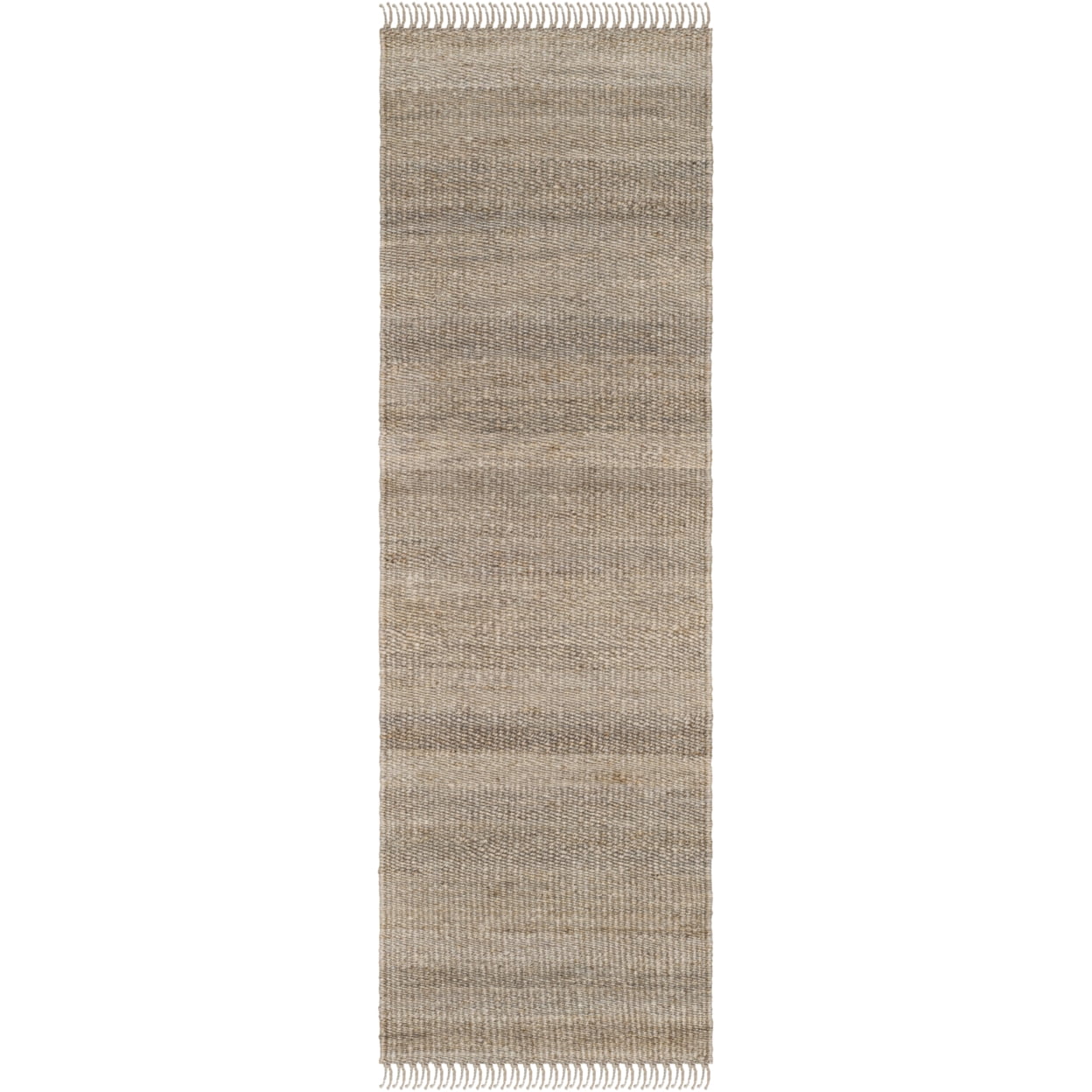 SAFAVIEH Natural Fiber Clara Braided Jute Area Rug, Grey, 9' x 12'