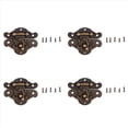 thumbnail image 1 of 4X Antique Retro Vintage Latch Joyero de Madera Cerrojo Pad Pecho Bloqueo Tamaño: Medio, 1 of 8