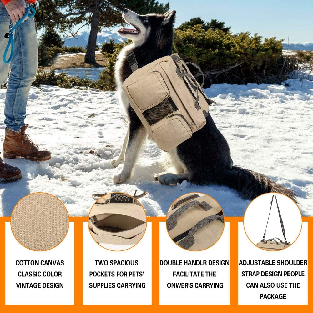 Dog hiking vest deals
