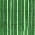 thumbnail image 1 of Ahgly Company Indoor Square Oriental Emerald Green Industrial Area Rugs, 7' Square, 1 of 4