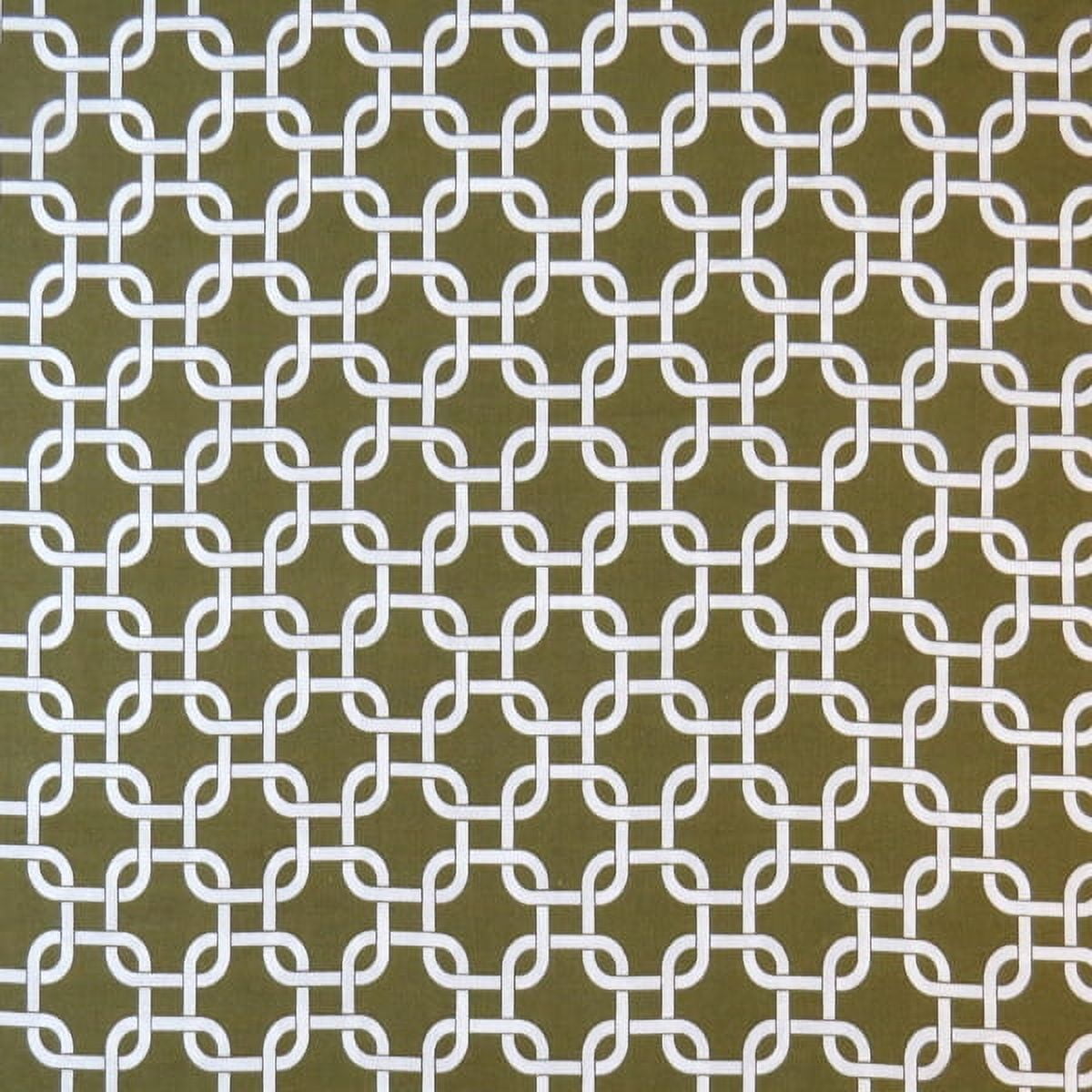 SheetWorld Fitted 100% Cotton Percale Square Play Yard Sheet Fits Joovy 38 x 38, Sage Links