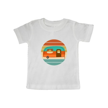 

Inktastic Camping Vacation Camper Trailer Retro Gift Baby Boy or Baby Girl T-Shirt