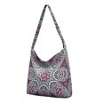 thumbnail image 1 of Moroccan Plaid Waist Bag – Unique Geometric Fanny Pack with Striped & Checkered Fusion Print, 1 of 5