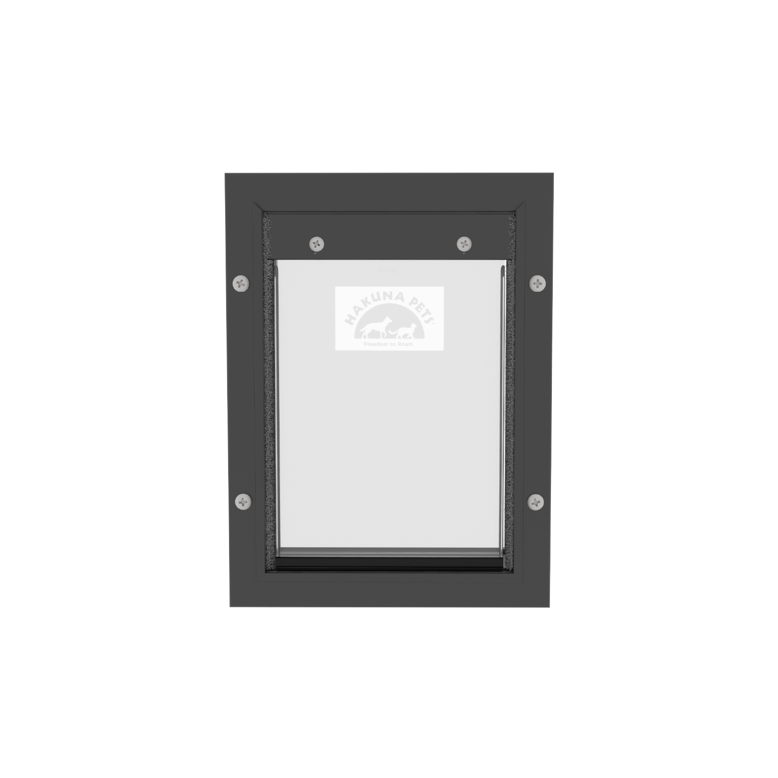 Hakuna Pets Black Deluxe Aluminum Pet Door photo 2
