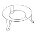 thumbnail image 4 of S SERENABLE Stainless Steel Steamer Rack Steaming Tray Stand for Dining Room Restaurant Home large, 4 of 9