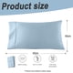 thumbnail image 2 of Juego de funda de almohada de 51x 76 cm, funda de almohada de color sólido de 51x 76 cm, juego de 2 fundas de almohada, paquete de 2 fundas de almohada de 51x 76 cm, 2 of 5