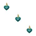 thumbnail image 4 of Langgg Keyring Keyholder DIY Small Decorative Purse Pendent Multipurpose Sweet Gift Workmanship Bag Decor Heart Keychain Green 3Set, 4 of 6